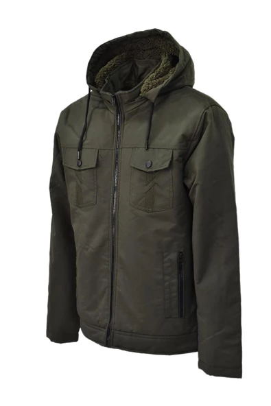 Erkek Spor Kapüşonlu Mont BGL-ST03938 - 10