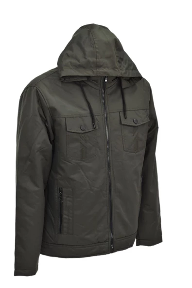 Erkek Spor Kapüşonlu Mont BGL-ST03938 - 7