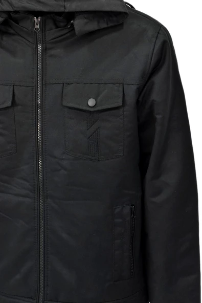 Erkek Spor Kapüşonlu Mont BGL-ST03938 - 11