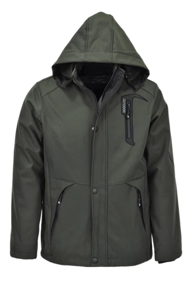 Erkek Spor Kapüşonlu Mont BGL-ST03939 - Resim 2