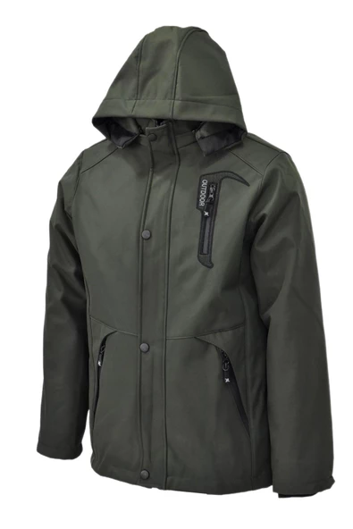 Erkek Spor Kapüşonlu Mont BGL-ST03939 - Resim 5