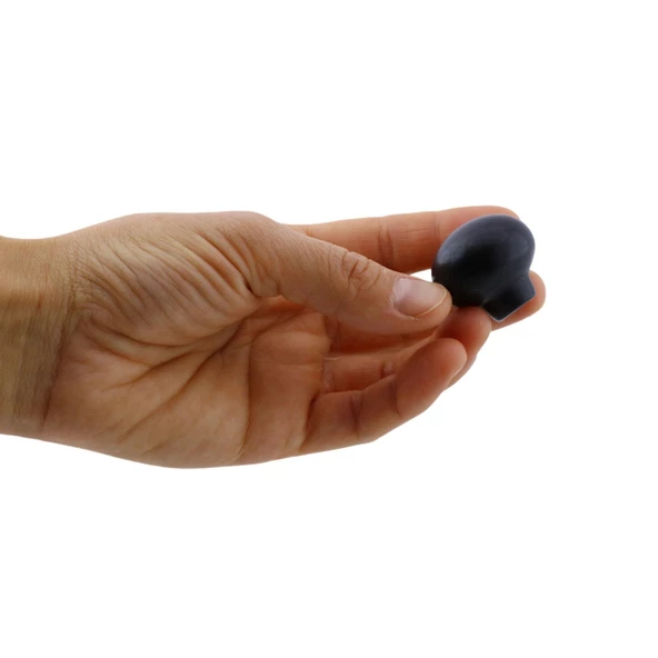 Petunya Kulp Siyah Polimer Düğme Kulp Mantar Mobilya Mutfak Dolabı Çekmece Kulbu Kulpları - Resim 4