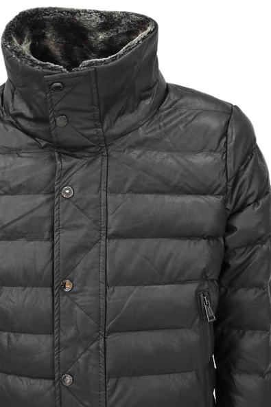 Erkek Suni Deri Spor Mont M1211 BGL-ST04016 - Resim 5