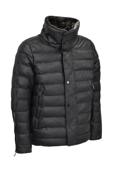 Erkek Suni Deri Spor Mont M1211 BGL-ST04016 - Resim 3