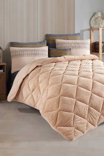 Uykulin tek Kişilik Wellsoft Uyku Seti Çift Taraflı Lastikli Çarşaflı 2 Yastık Kılıflı 4 Parça Set kahve - 3