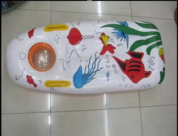 Çocuklar İçin Figürlü Şişme Deniz Yatağı - 2