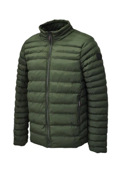 Erkek Haki Spor Şişme Mont 3128 BGL-ST04000 - Resim 4