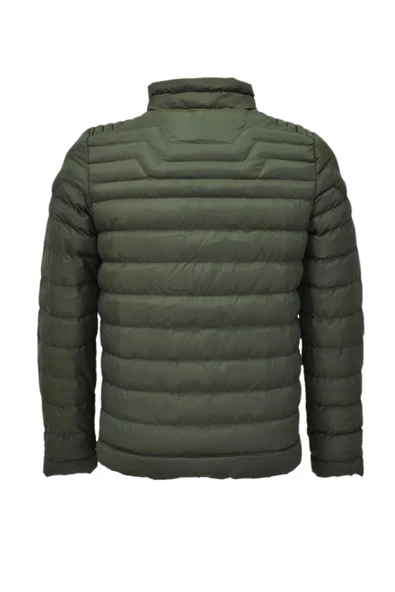 Erkek Haki Spor Şişme Mont 3128 BGL-ST04000 - Resim 5