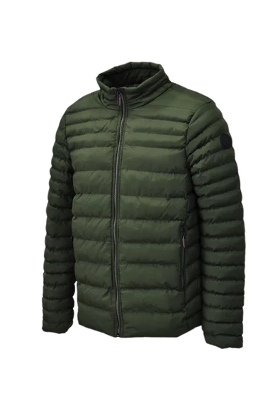 Erkek Haki Spor Şişme Mont 3066 BGL-ST04001 - Resim 9