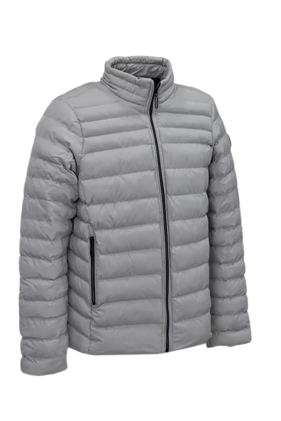 Erkek Haki Spor Şişme Mont 3066 BGL-ST04001 - Resim 7