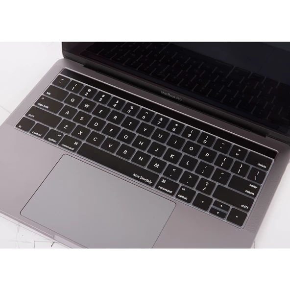 Macbook Pro Klavye Koruyucu (US-ABD İngilizce) Touchbarlı A1706 A1989 A2159 A1707 A1990 ile Uyumlu - 7