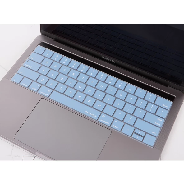 Macbook Pro Klavye Koruyucu (US-ABD İngilizce) Touchbarlı A1706 A1989 A2159 A1707 A1990 ile Uyumlu - 9