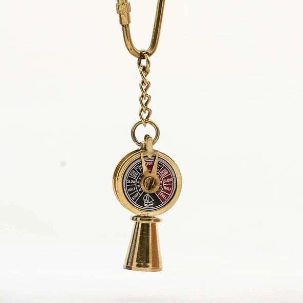 Pirinç Makine Telgrafı Anahtarlık ürün görseli 1