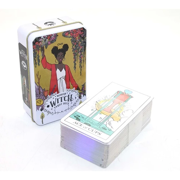 Metal Kutulu Tarot Kartı