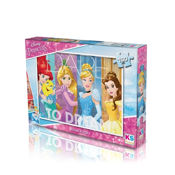 PR714 KS Disney Princess / 100 Parça Puzzle