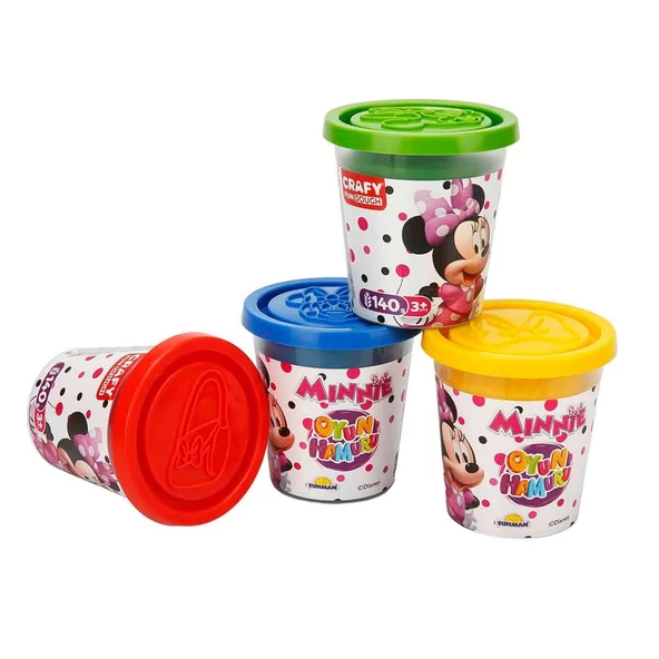 Minnie 4'lü Oyun Hamuru 560 gr