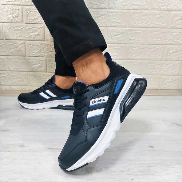 Kinetix Pagol Pu Siyah Fuspetli Air Atom Taban Spor Ayakkabı - Resim 6