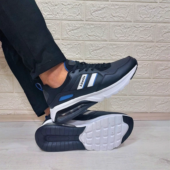 Kinetix Pagol Pu Siyah Fuspetli Air Atom Taban Spor Ayakkabı - Resim 3