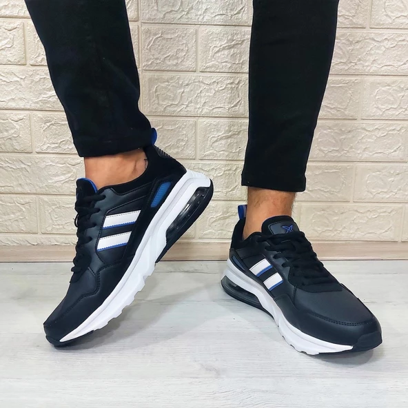 Kinetix Pagol Pu Siyah Fuspetli Air Atom Taban Spor Ayakkabı - Resim 5