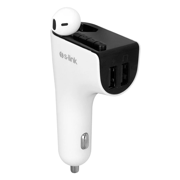 Fm Transmitter Bluetooth Sd Destekli Ve Bluetooth Kulaklık S-Link SL-BT245 - 2