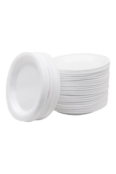 Tusemix Köpük Tabak 33/A Pasta Tabağı Köpük 50 Adet - 2