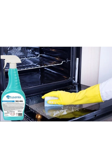 TUSEMİX No Oil Yağ Çöz Fırın Izgara 750 ml ve Always Clean Çok Amaçlı Leke Çıkarıcı 750 ml - 2