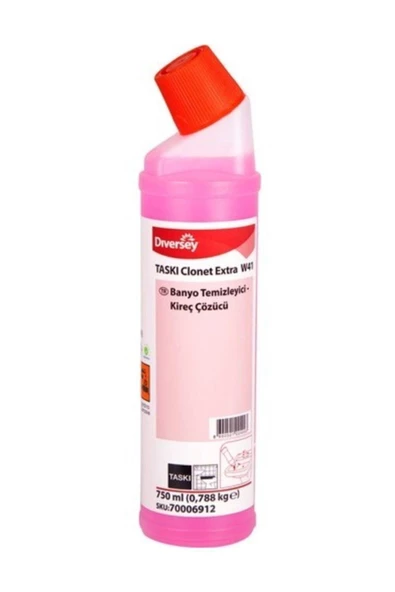 Diversey Taski Clonet Extra W41 Banyo Temizleyici Ve Kireç Çözücü 750 ml
