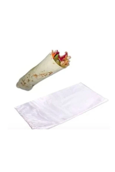 Bursa Plastik Dürüm Poşeti Adetli 500 Adet 14x28 10 Paket