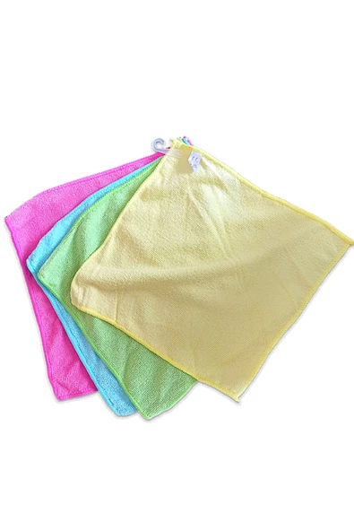 Silver Home Temizlik Bezi 4'lü Microfiber Bez, 30x30