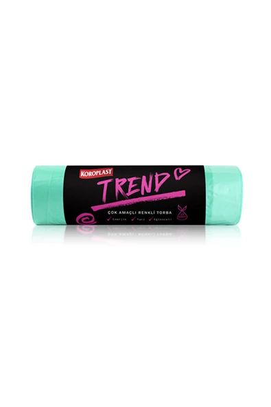 Koroplast - Trend Çok Amaçlı Renkli Torba - Orta - 10'lu - 3