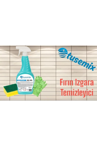 Tusemix No Oil Yağ Çöz Fırın Ve Izgara Temizleyici 750 ml