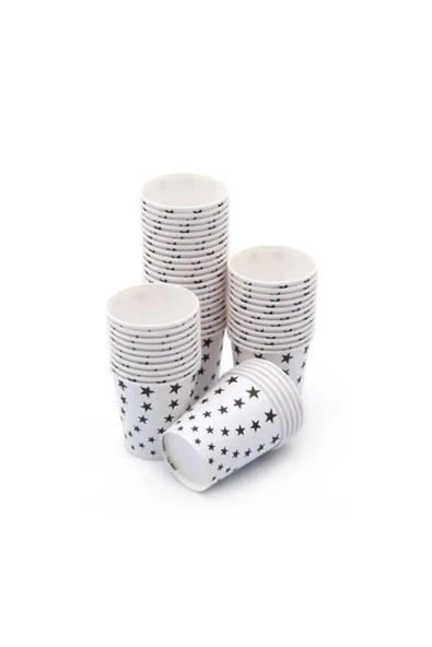TUSEMİX 250 Adet 6,5 Oz Karton Bardak