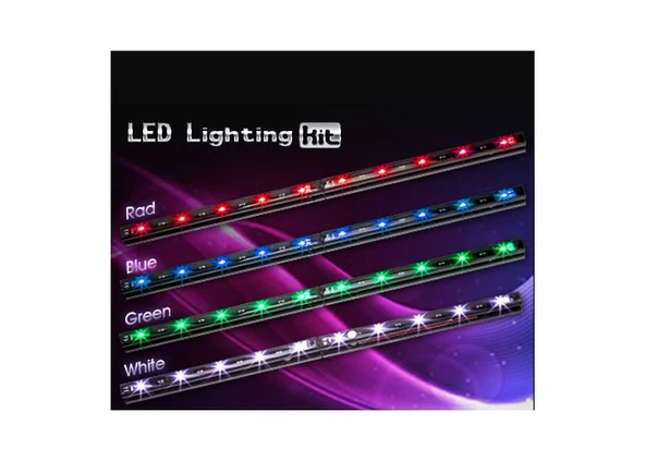 Kasa içi Aydınlatma 15cm 12V 5 Led Xigmatek CAS-E1LAA-U02 Xi-Ray Mavi