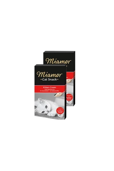 sevimhome Miamor Cream Sütlü Yavru Kedi Ödülü 5 X 15 Gr 2'li Paket