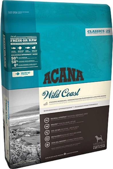 Acana Classics Wild Coast Tahılsız Balık Sebzeli Köpek Maması 14.5 Kg