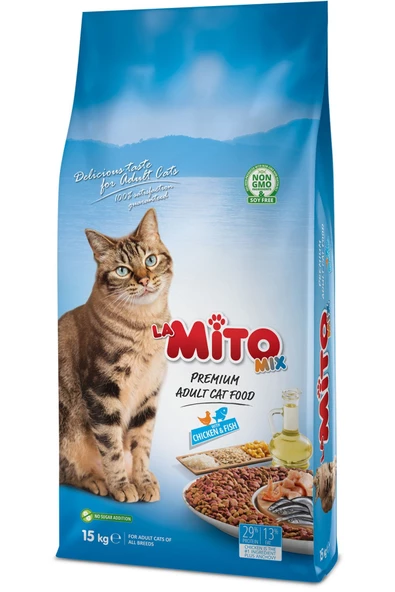 ADA AVM Mito Mix Yetişkin Kedi Maması 15 Kg-zoo