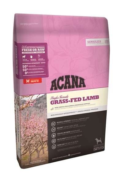 Acana Grass Fed-lamb Tahılsız Kuzu Etli Yetişkin Köpek Maması 11,4 kg