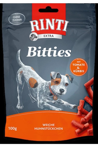 Rinti Rıntı Bıttıes Tavuklu & Domatesli Köpek Ödülü 100 G