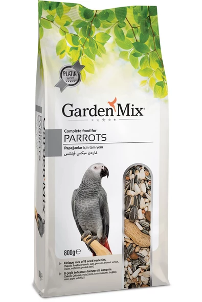 Gardenmix Platin Papağan Yemi 800g