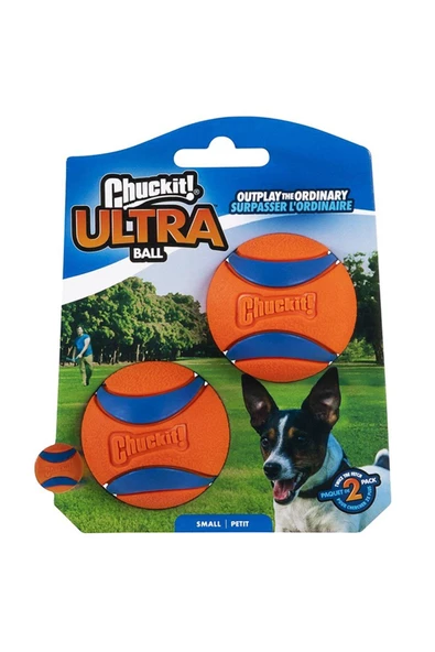 Chuckit Ultra Ball 2'li Köpek Oyun Topu Küçük Boy