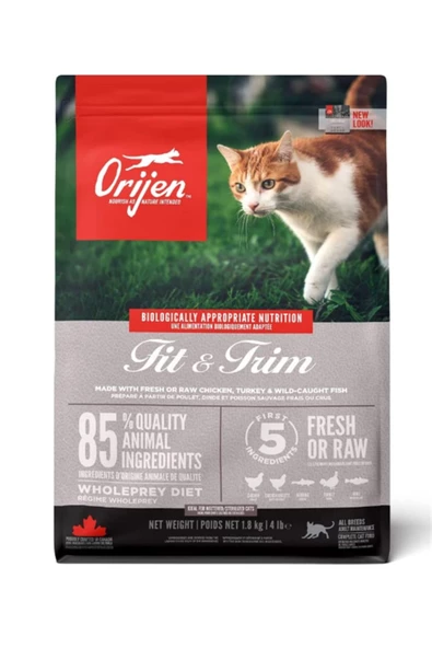 Orijen Fit-trim Tahılsız Kilo Kontrolü Için Diyet Kedi Maması 1,8 Kg