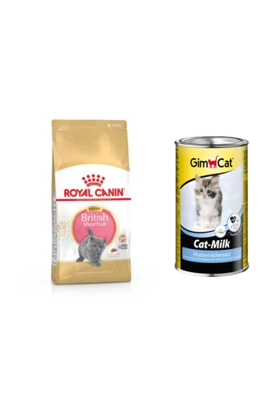 Royal Canin British Shorthair Yavru Kedi Maması 2 kg Gimcat Yavru Kedi Süt Tozu Taurinli 200 gr