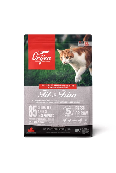 Orijen Fit & Trim Için Kedi Maması 1,8 Kg