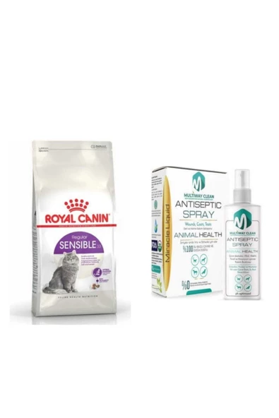 Royal Canin Sensible 33 Kuru Kedi Maması 2 kg + Multiway Clean 100 ml