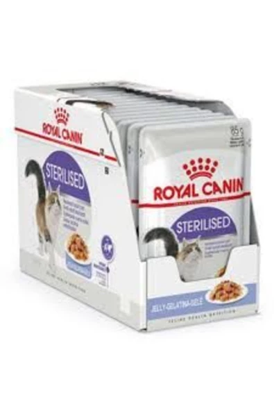 Royal Canin Sterilised Jelly Kısır Kedi Pouch Yaş Mama 85 gr X 12 Adet