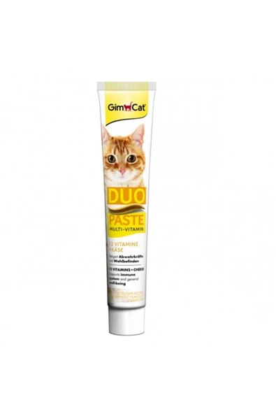 Gimcat Multi-vitamin Duo Paste Peynirli Kedi Macunu 50 Gr