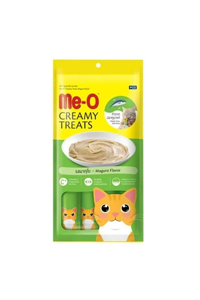 Me-o Delite Me-o Creamy Mavi Yüzgeçli Orkinos Kedi Ödülü 4x15 gr