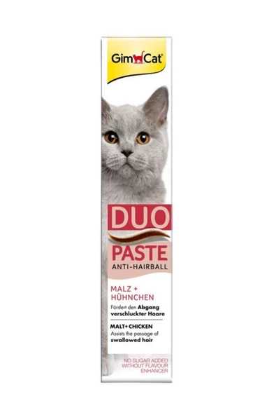 Gimcat Neo Pet Market Gimcat Anti-hairball Duo Paste Tavuklu Malt Kedi Macunu 50 Gr