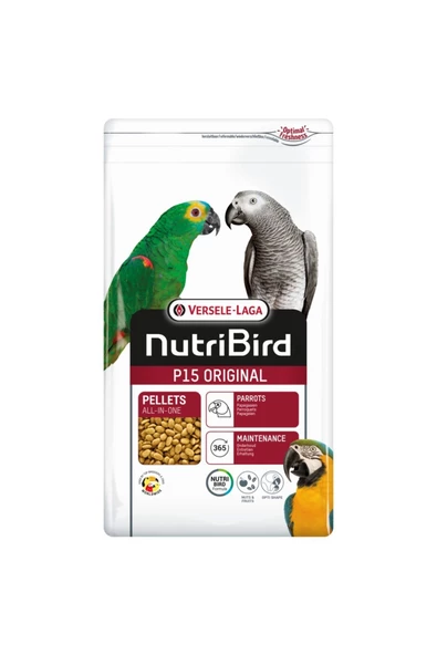 Versele Laga Nutribird P15 Orıgınal Papağan Pelet Yem 1 Kg