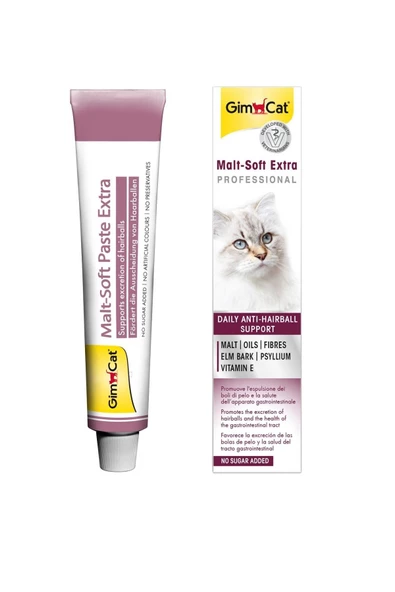 Gimcat Anti- Hairball Kedi Macunu Malt Soft Extra 20 Gr